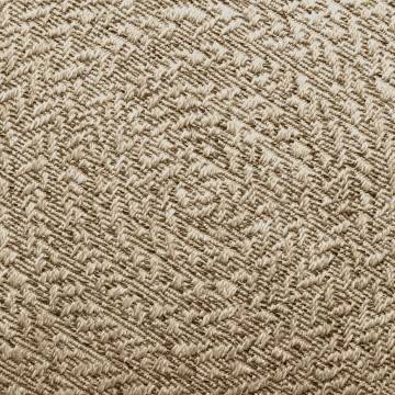  Rug ZIZUR Beige 100x200 cm Jute Look Indoor and Outdoor