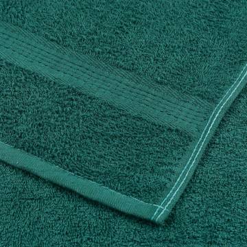  Bath Towels 4 pcs Green 100x150 cm 360 gsm 100% Cotton