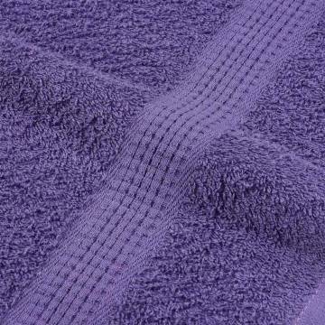  Shower Towels 4 pcs Purple 70x140 cm 360 gsm 100% Cotton