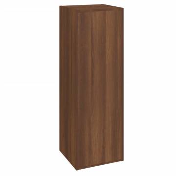 Wall-mounted TV Cabinet Brown Oak Engineered Wood