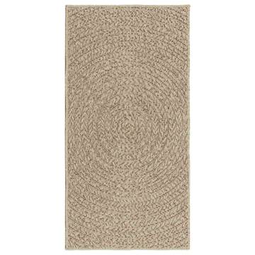  Rug ZIZUR Beige 60x110 cm Jute Look Indoor and Outdoor