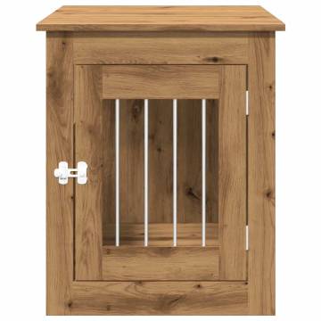  Dog Crate Furniture Artisan Oak 55x75x65 cm Engineered Wood