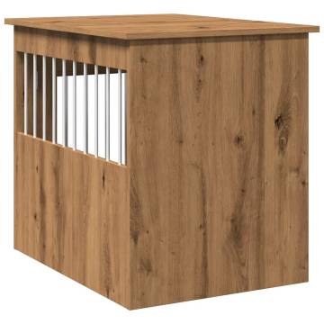  Dog Crate Furniture Artisan Oak 55x75x65 cm Engineered Wood