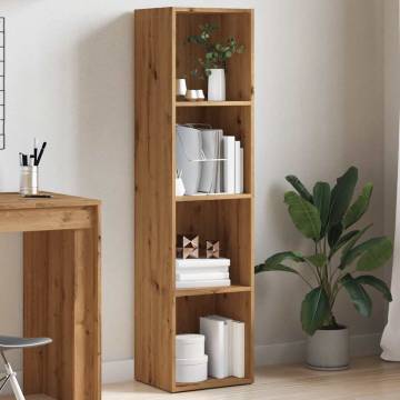  Book Cabinet Artisan Oak 36x30x114 cm Engineered Wood