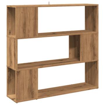  Book CabinetRoom Divider Artisan Oak 100x24x94 cm