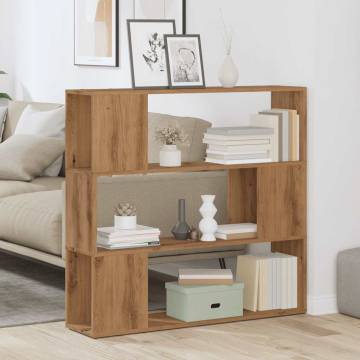  Book CabinetRoom Divider Artisan Oak 100x24x94 cm