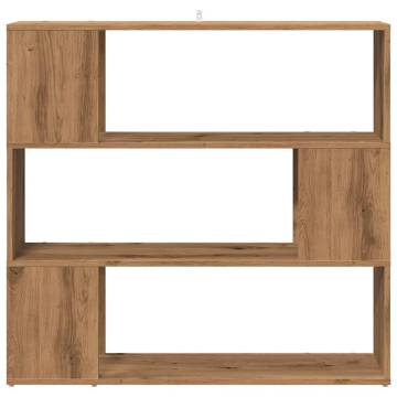  Book CabinetRoom Divider Artisan Oak 100x24x94 cm