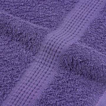  Hand Towels 4 pcs Purple 50x100 cm 360 gsm 100% Cotton