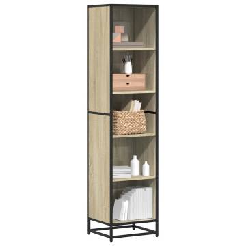  Book Cabinet Sonoma Oak 40x35x170.5 cm Engineered Wood