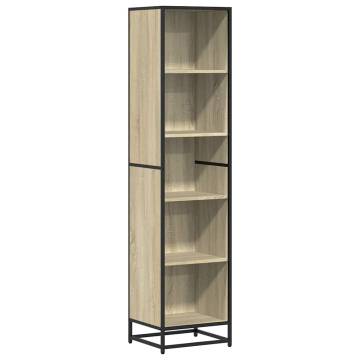  Book Cabinet Sonoma Oak 40x35x170.5 cm Engineered Wood