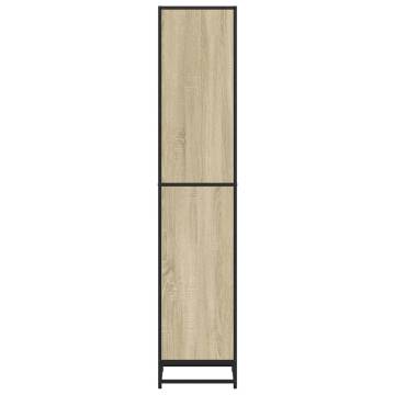  Book Cabinet Sonoma Oak 40x35x170.5 cm Engineered Wood