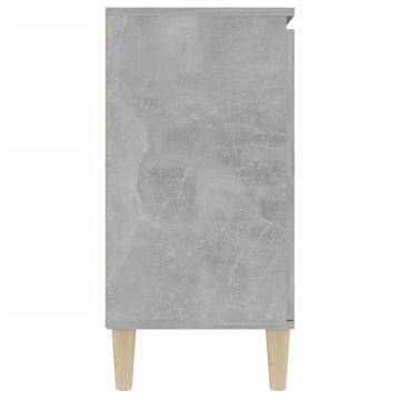 Sideboard Concrete Grey 103.5x35x70 cm Engineered Wood