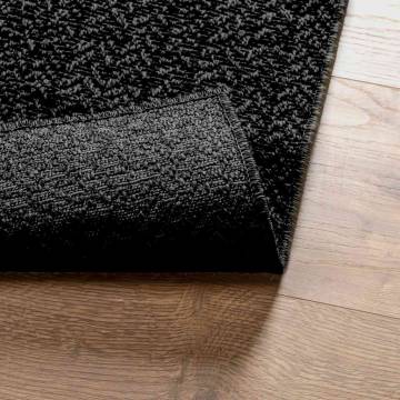  Rug ZIZUR Anthracite 80x150 cm Jute Look Indoor and Outdoor