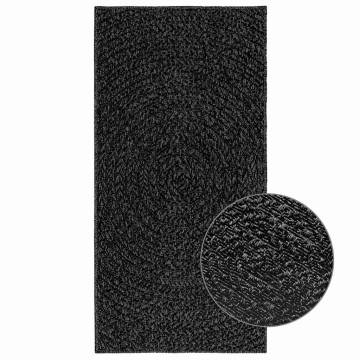  Rug ZIZUR Anthracite 60x110 cm Jute Look Indoor and Outdoor