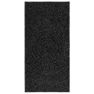  Rug ZIZUR Anthracite 60x110 cm Jute Look Indoor and Outdoor