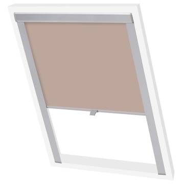 Blackout Roller Blind Beige FK06