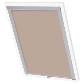 Blackout Roller Blind Beige FK06