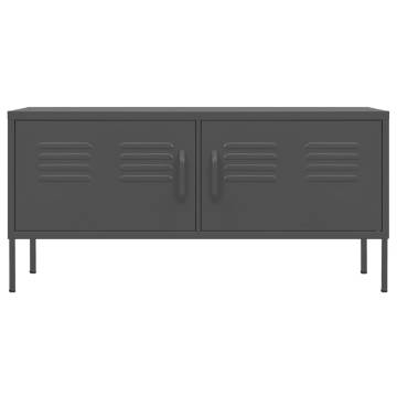 TV Cabinet Anthracite 105x35x50 cm Steel