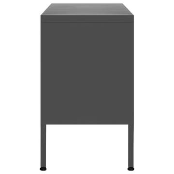 TV Cabinet Anthracite 105x35x50 cm Steel