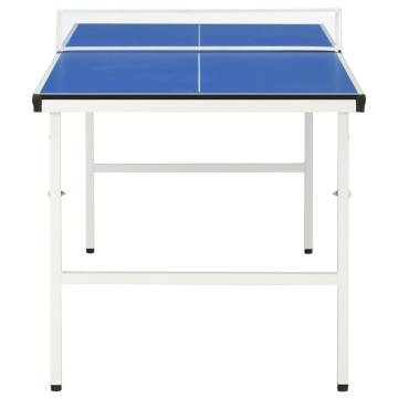 5 Feet Ping Pong Table with Net 152x76x66 cm Blue