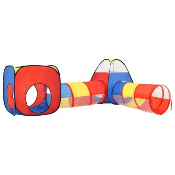 Children Play Tent with 250 Balls Multicolour 190x264x90 cm