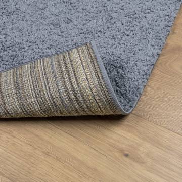 Shaggy Rug High Pile Modern Blue 60x110 cm