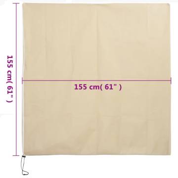 Plant Fleece Covers with Zip 10 pcs 70 g/m² 1.55x1.55 m