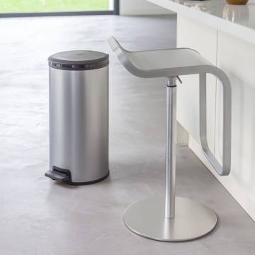 Curver Pedal Bin Deco Round 30L Silver