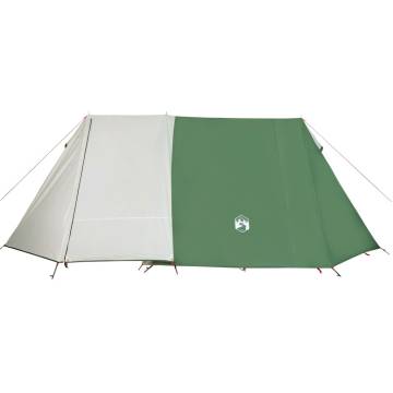 Camping Tent 3-Person Green Blackout Fabric Waterproof