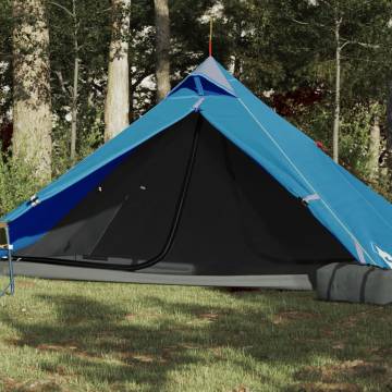 Camping Tent 1-Person Blue Blackout Fabric Waterproof