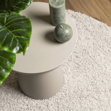 Shaggy Rug High Pile Modern Cream 80x200 cm