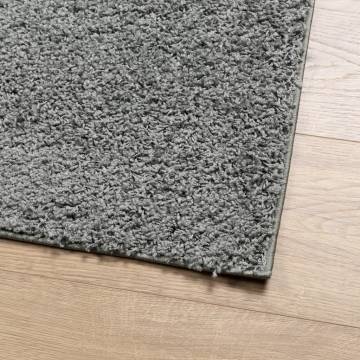 Shaggy Rug High Pile Modern Green 120x170 cm