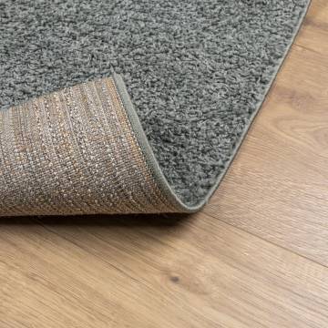 Shaggy Rug High Pile Modern Green 120x170 cm