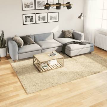 Shaggy Rug High Pile Modern Gold 200x280 cm