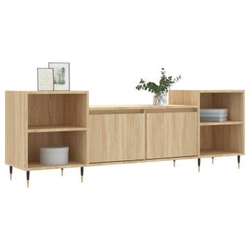 TV Cabinet Sonoma Oak 160x35x55 cm Engineered Wood