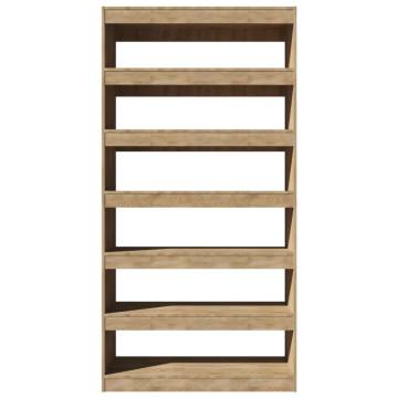 Book Cabinet/Room Divider Sonoma Oak 100x30x198 cm Engineered wood