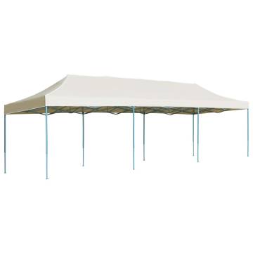 Folding Pop-up Party Tent 3x9 m Cream