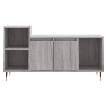 TV Cabinet Grey Sonoma 100x35x55 cm Engineered Wood