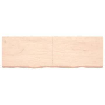 Bathroom Countertop 160x50x(2-6) cm Untreated Solid Wood