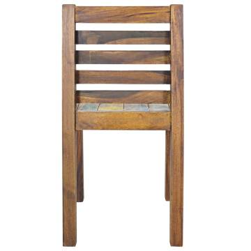 Dining Chairs 4 pcs Solid Reclaimed Wood