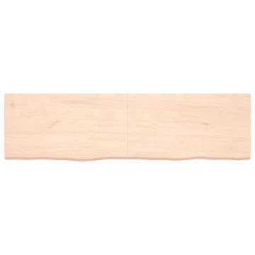 Bathroom Countertop 180x50x(2-4) cm Untreated Solid Wood