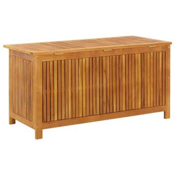 Garden Storage Box 113x50x58 cm Solid Acacia Wood