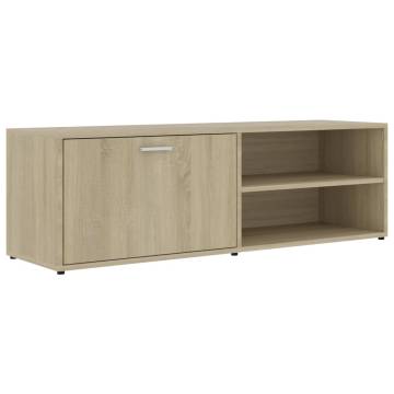 TV Cabinet Sonoma Oak 120x34x37 cm Engineered Wood