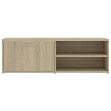 TV Cabinet Sonoma Oak 120x34x37 cm Engineered Wood