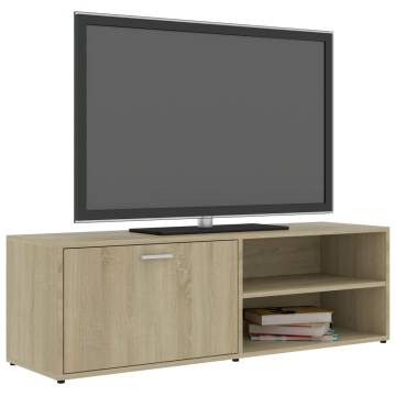 TV Cabinet Sonoma Oak 120x34x37 cm Engineered Wood