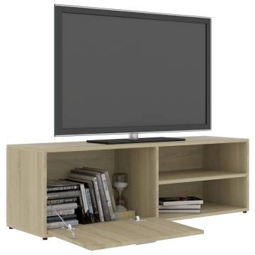 TV Cabinet Sonoma Oak 120x34x37 cm Engineered Wood