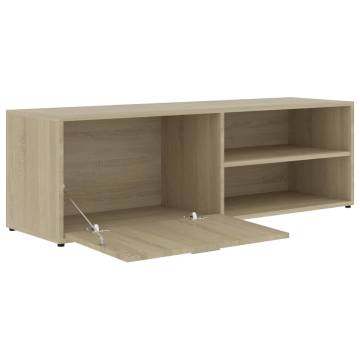 TV Cabinet Sonoma Oak 120x34x37 cm Engineered Wood