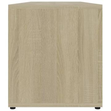 TV Cabinet Sonoma Oak 120x34x37 cm Engineered Wood