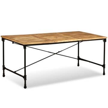 Dining Table Solid Mango Wood 180 cm