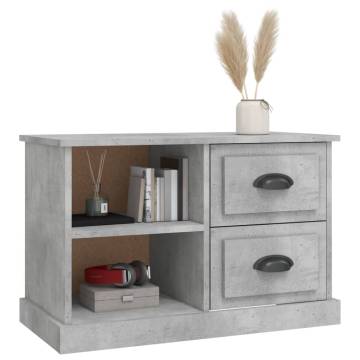 TV Cabinet Concrete Grey 73x35.5x47.5 cm Engineered Wood